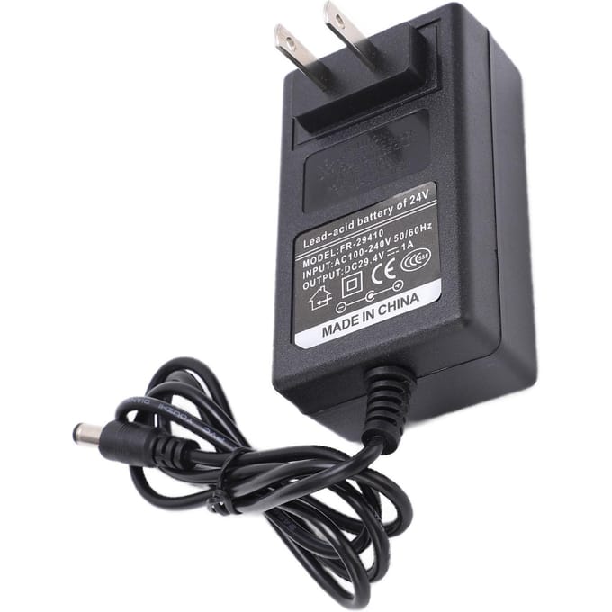 Lithium Batterijlader 29.4V 1A Voedingsadapters voor Elektrische Scooter gray