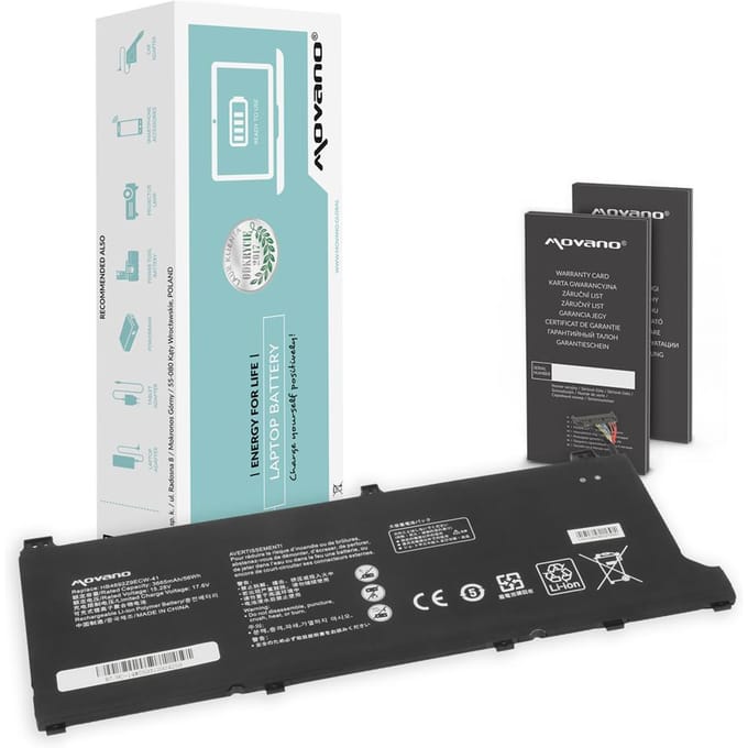 Movano - Batterij - Huawei Honor Magicbook 14 MateBook D14 - Li-Ion - Veiligheid