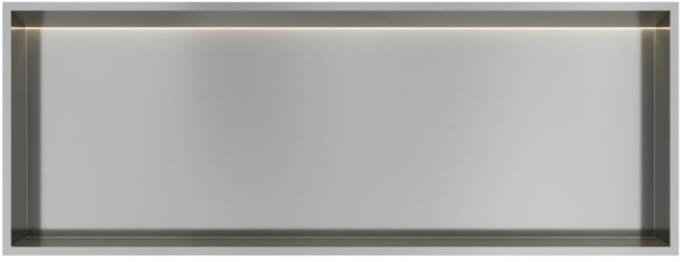 Hotbath &More Inbouwnis - 30 x 80 x 10 cm - met LED-verlichting - RVS 316