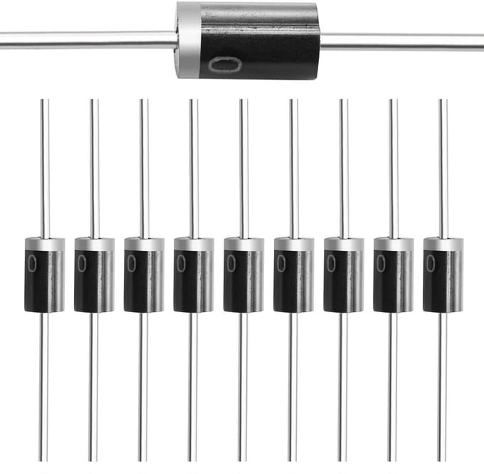 20x Schottky Diode 5A 60V Hoogrendement Gelijkrichter (DO-201AD/DO-27)