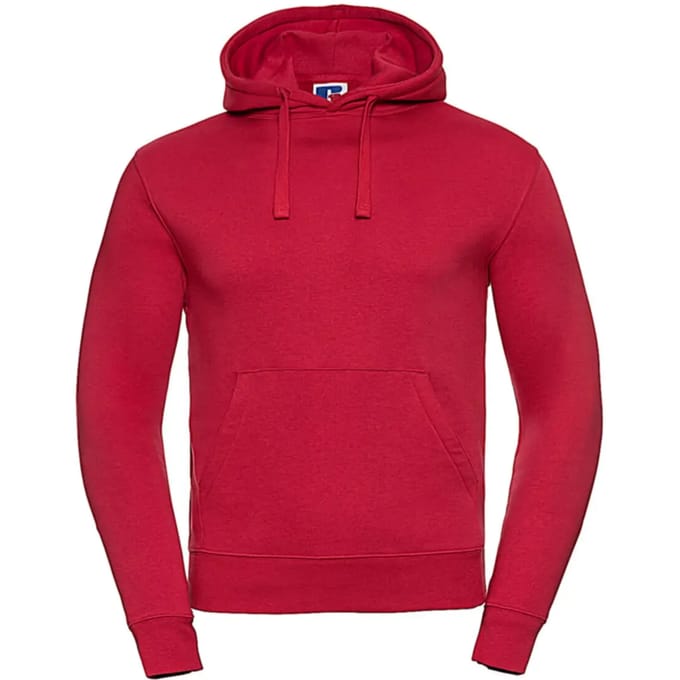 Russell- Authentic Hoodie - Rood - L