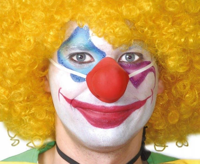 Latex Kunstmatige Rode Neus Clown Clown Circus Carnaval Halloween Bal