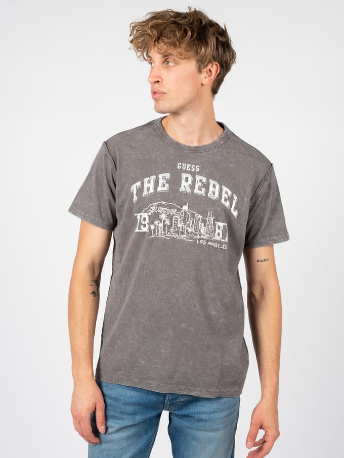 Guess T-Shirt Mannen Grijs