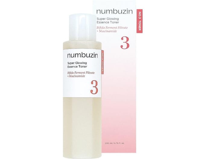 numbuzin No.3 Bifida Galactomyces Barrier Boosting Toner 200ml + 50ml Set white