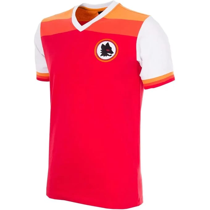COPA Football - AS Roma 1978 - 79 - Retro Voetbalshirt - Heren - M - Rood