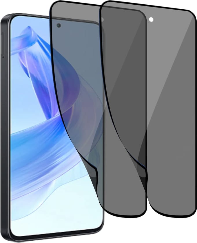 2x Geschikt voor Honor 90 Lite - Privacy Screenprotector - Beschermglas - Privé GuardCover