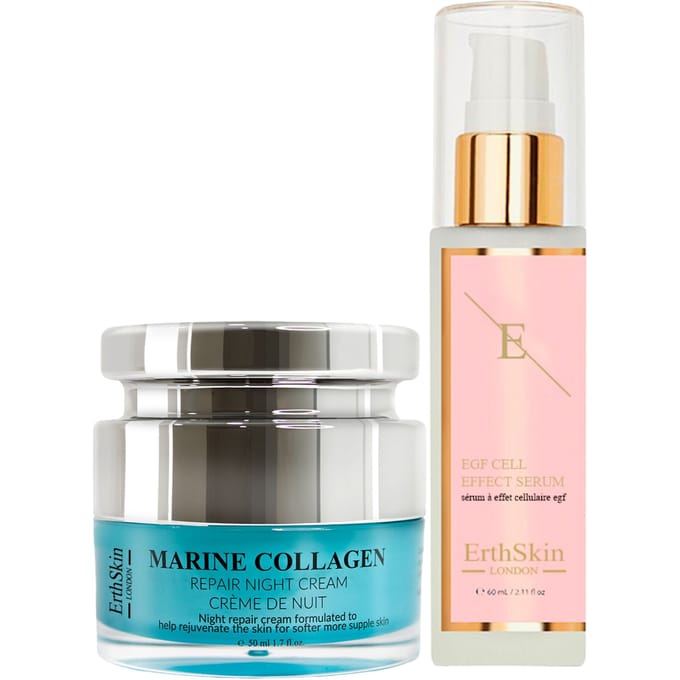 EGF CELL EFFECT SERUM 60ML +Marine Collageen Nachtcrème 50ml