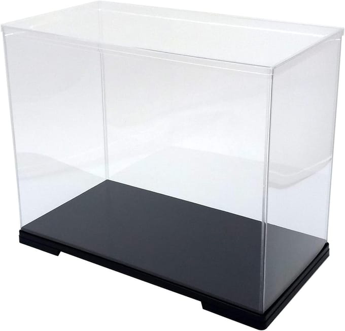 Poppen Display Box - Verzamelbox Cijferdoos - Poppen Beschermen - Transparant Styreenhars - 30 x 18 x 20 cm - Transparant
