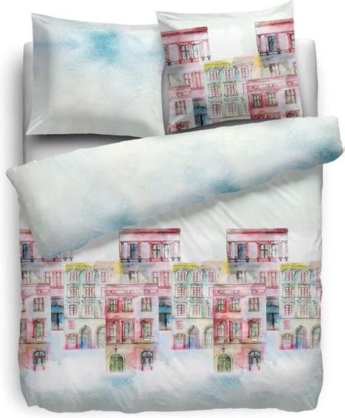 HNL Pure Cotton Boulevard Dekbedovertrek - Eenpersoons - 140x200/220 cm - Multi