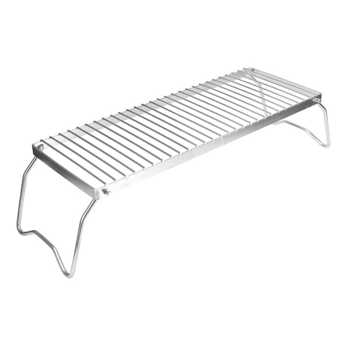 Gril de Campfire Pliant Portable en Acier Inoxydable Barbecue Grille de Cuisson gray