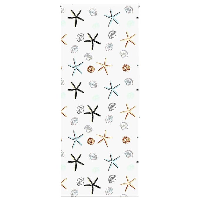 vidaXL - Doucherolgordijn - 100x240 - cm - stofbreedte - 96 - cm