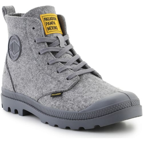 Laarzen Palladium Pampa Hi Merino Grey