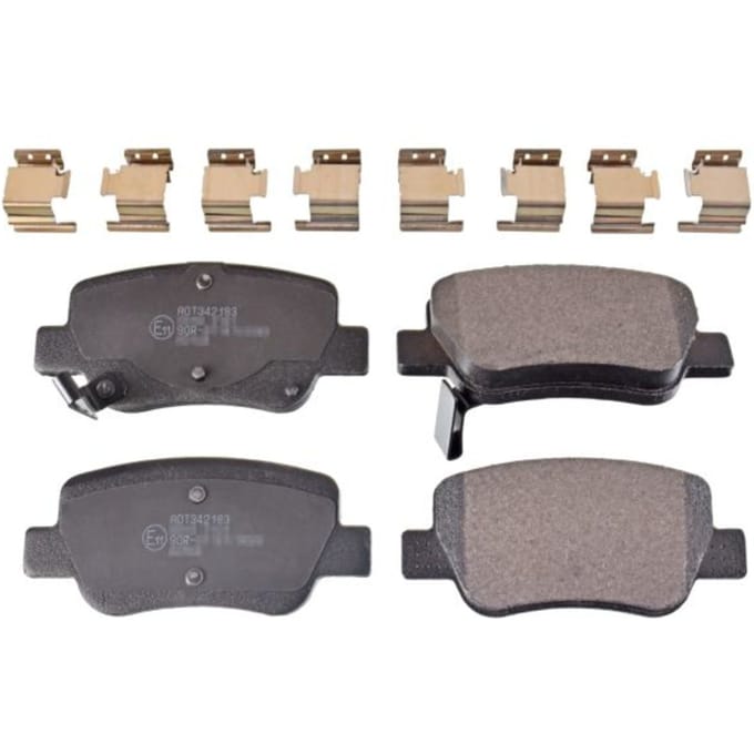 Remblokset BLUE PRINT ADT342183, achter