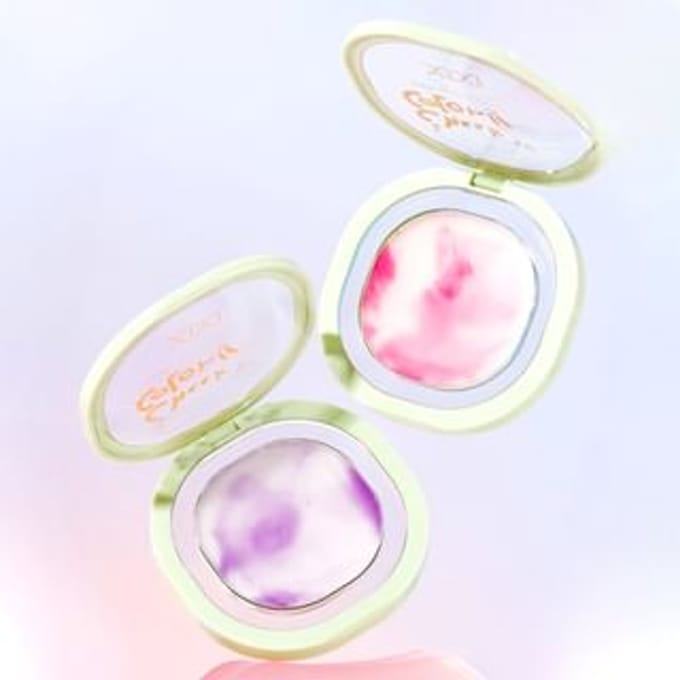 xixi - No-sence Focus Oil Control Setting Cream - 2 Colors #02 Velvety Light Purple