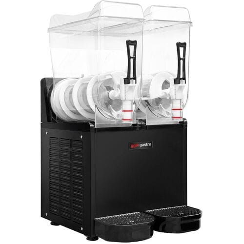 GGM Gastro Slush-Maschine - 2x 12 Liter - 984 Watt - Schwarz