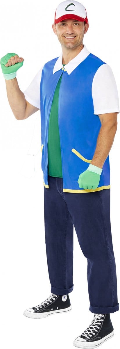 Amscan Verkleedkostuum Ash Ketchum Polyester Blauw Mt Xxl