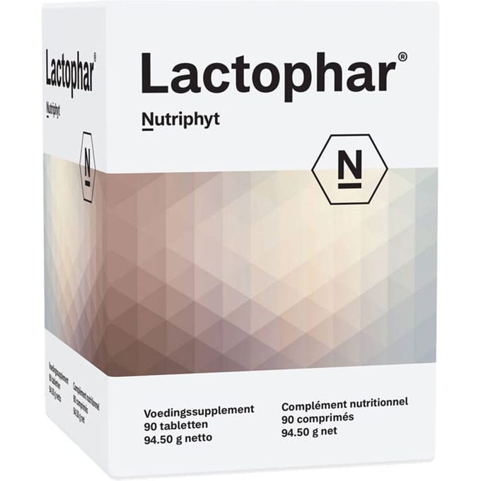 Nutriphyt Lactophar - 90 tabletten - biotica supplementen - Voedingssupplement