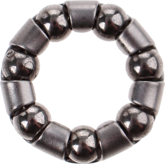 Tecora Kogelring voor voornaaf - 7 kogels - 13 mm diameter - Staal - Zilver - Per stuk