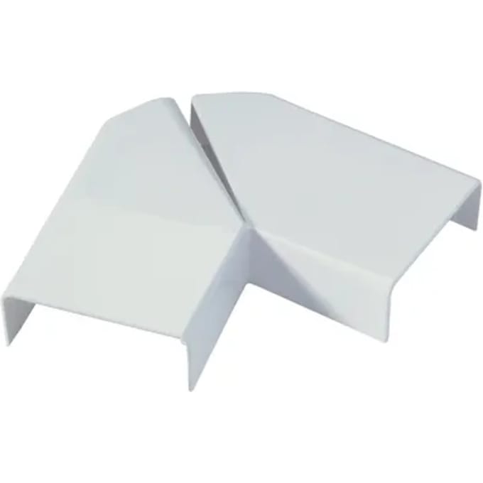 Legrand Dlp Platte Hoek 40x16mm Wit