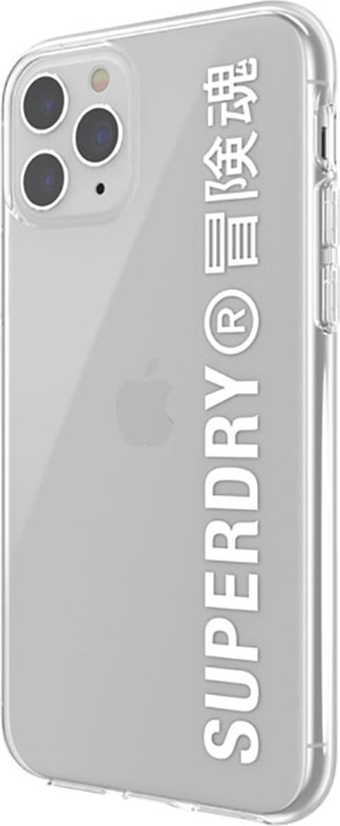 Superdry Snap Case Clear  FW20 for iPhone 11 Pro clear/white
