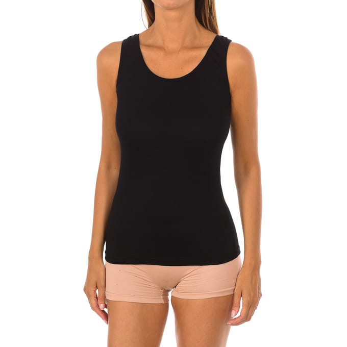 Dames Bamboo Brede Band Ondershirt Q701