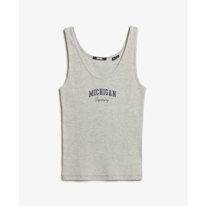 Superdry - Athletic Essential hemdtopje met print - Dames - Vesten