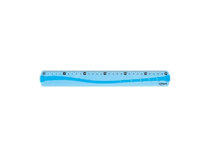 2x Maped Liniaal - Flex Soft - 30 cm - Onbreekbaar (groen en blauw)