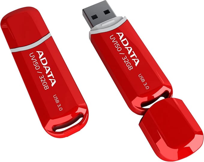 A-Data DashDrive UV128 - Rood - 32GB - USB-stick