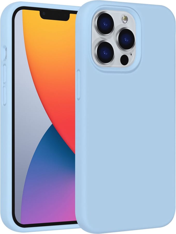 UNIQ Accessory Apple iPhone 13 Pro Telefoonhoesje - Blauw, Silicone, Bescherming van Telefoon