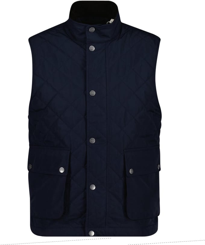 Gant Marineblauw gewatteerd vest
