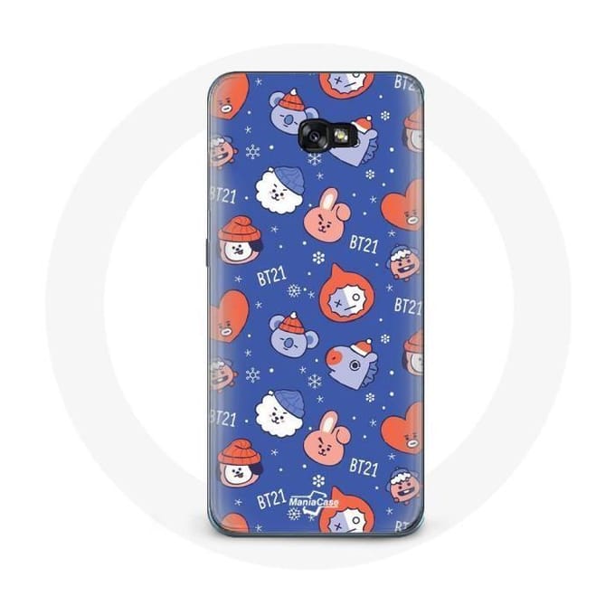 Coque pour Samsung Galaxy A3 2017 BTS Bangtan Sonyeondan BT21 Noël 2023
