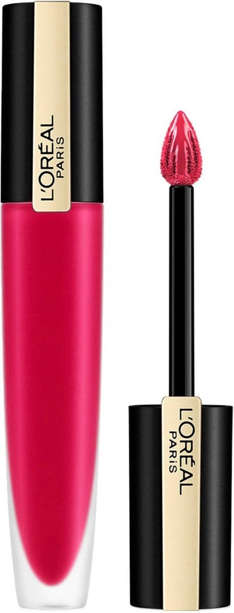 L’Oréal Paris Rouge Signature Lippenstift - 114 I Represent - Roze - Matte Vloeibare Lipstick