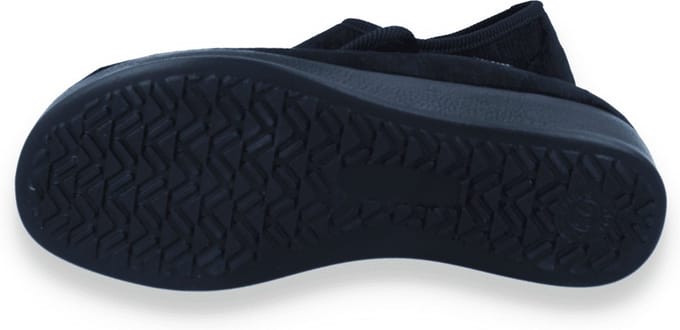 Fly Flot Dames Pantoffel | Zwart | Maat: 38