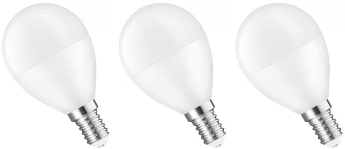 Spectrum Smart LED Lamp E14 4.9W - 230V - 520 Lumen - 2700-6000K - Bluetooth Compatibel - 3 stuks