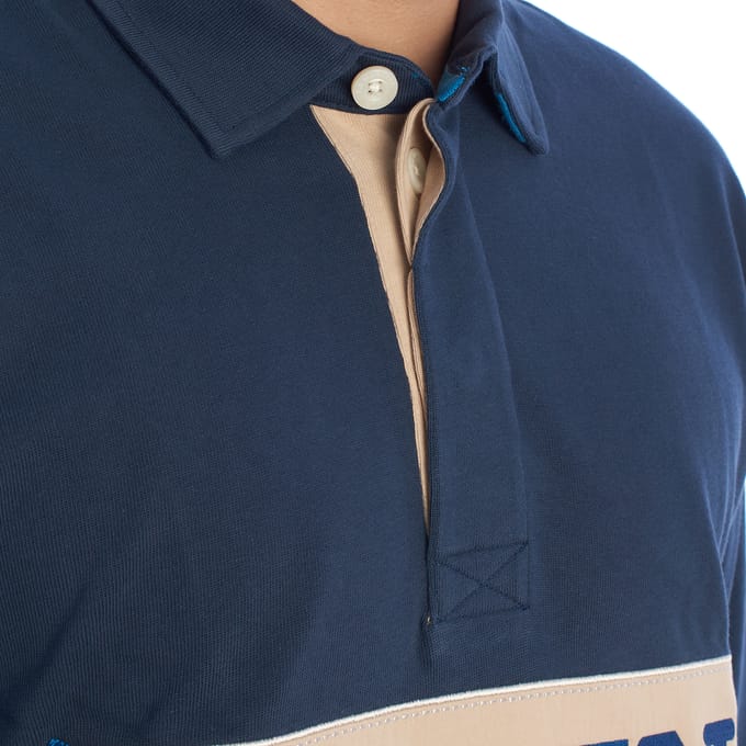 Over Fit Lange Mouw Polo UMP316-JS305 Heren