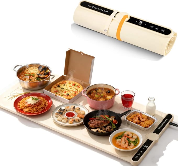 Grote Elektrische Warmhoudplaat met Timer voor Buffet en Buffetservers
