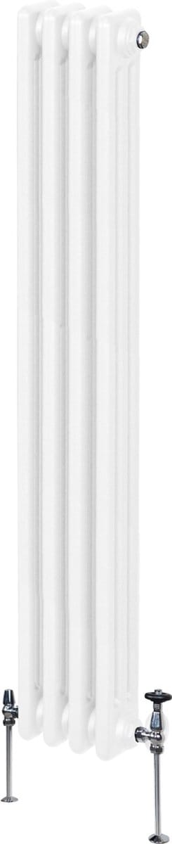 Verticale 3-kolomsradiator - wit - 1500x202 mm - 15jr garantie