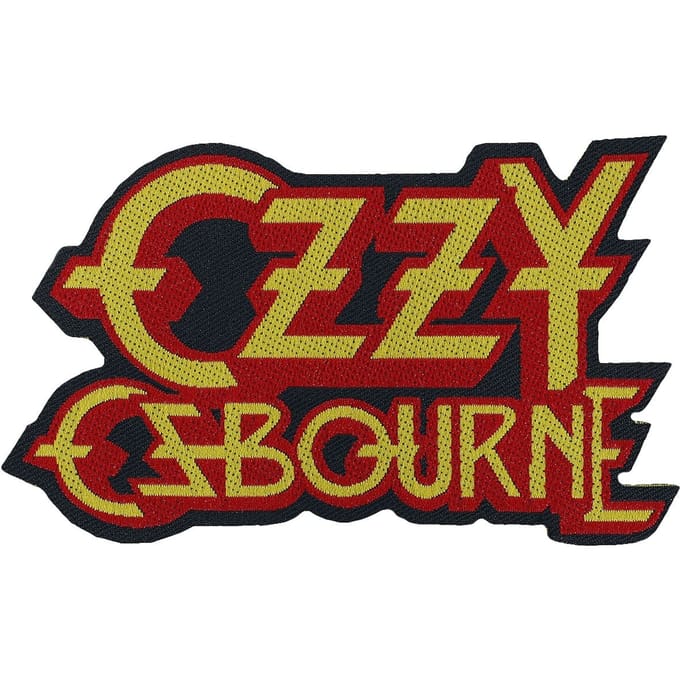 Ozzy Osbourne Patch - Logo Cut Out - voor Geen - rood-oranje