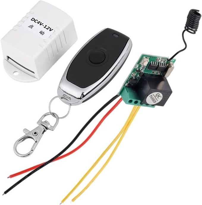 Dailygoody - Draadloze Relay Ontvanger - 12V - Ideaal voor