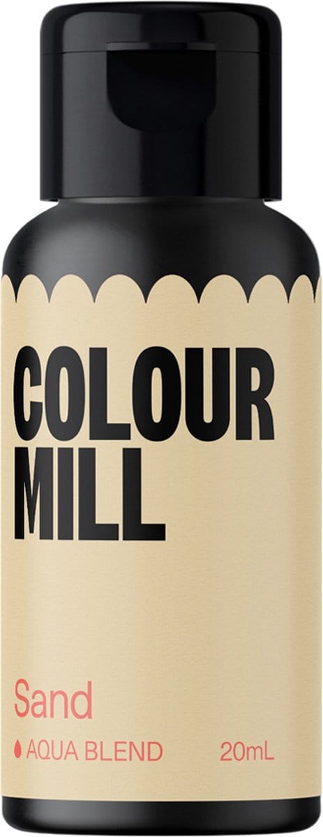 Colour Mill Aqua Blend Voedingskleurstof op Waterbasis - Sand - 20 ml