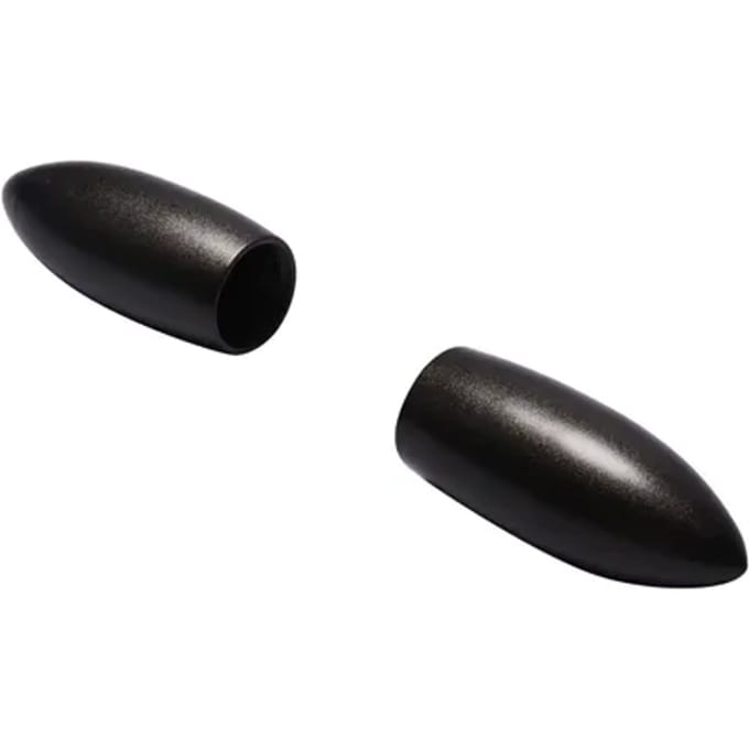 Decomode Eindknop Gordijnroede Obus Antraciet 28mm 2st