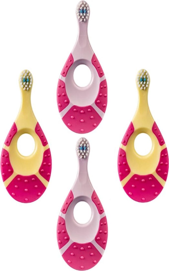 Jordan Tandenborstel baby STEP 1 (0-2 JAAR) 4pack