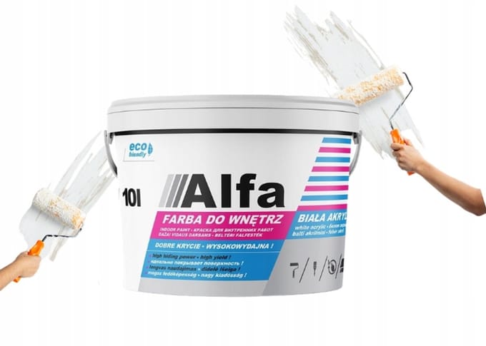 Unicell Alfa Serie - Acrylverf - Wit - 9l - Mat
