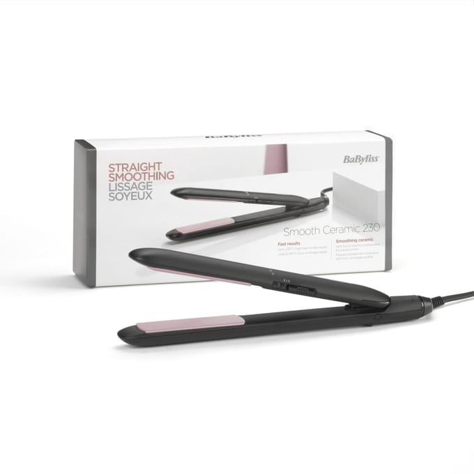 Babyliss Smooth Ceramic Stijltang - 2 temperatuurinstellingen tot 230°C - Multi-voltage