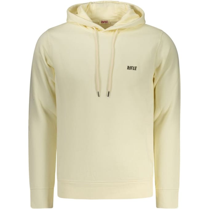 Rifle Witte Katoenen Heren Sweatshirt