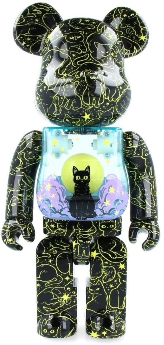 400% Bearbrick - Cat in the Night Sky (Hikari Bambi)