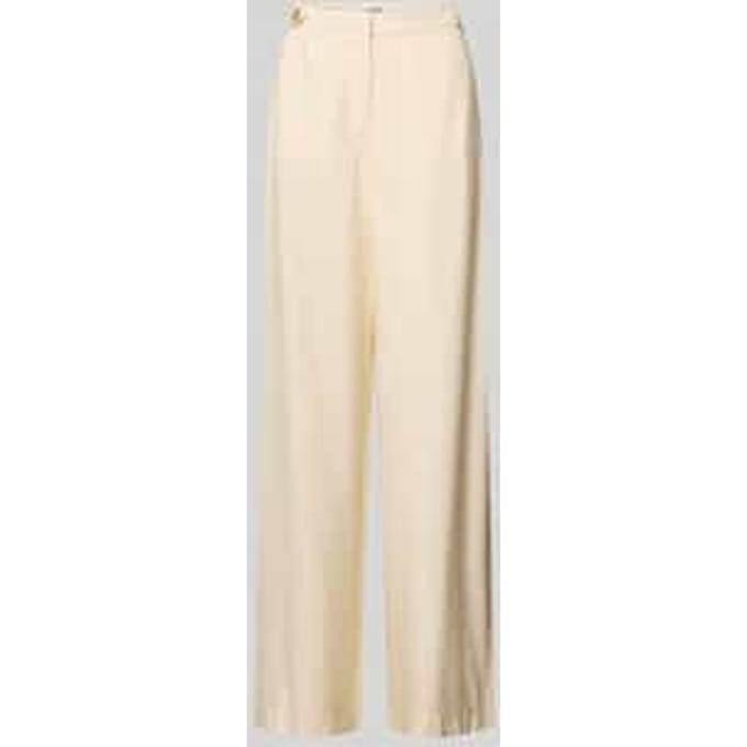 Wide leg broek van modalmix
