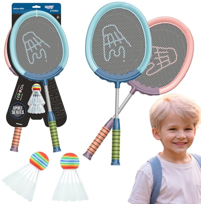 Woopie Babington Racket- en Shuttleset 2-delig. - UNI