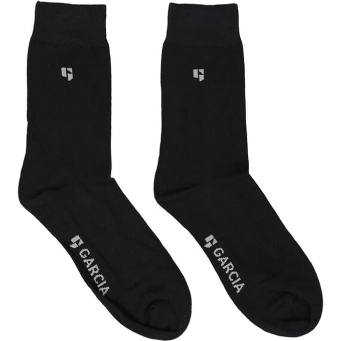 GARCIA Heren Effen Sokken Zwart 4-pack