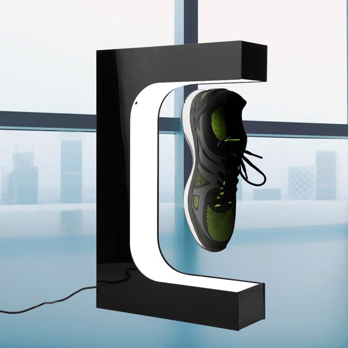 Magnetische Levitatie Schoenen Display Standaard 360 graden Roterend met Extra Gereedschap UK Plug